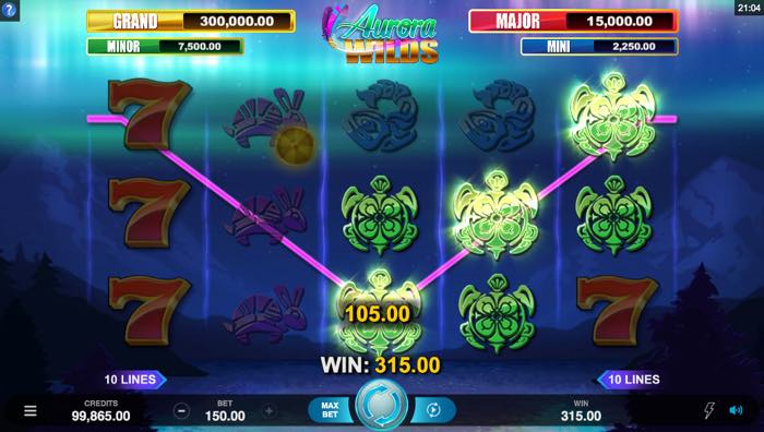 Aurora Wilds fra Microgaming