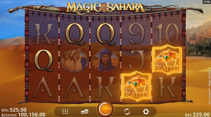 Magic of Sahara Spilleautomat fra Microgaming